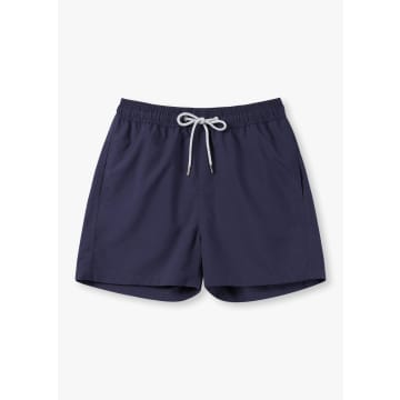 Shop Love Brand Mens Staniel Swim Shorts In Navy Blue