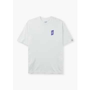 Shop Replay Mens 9zero1 Small Logo T-shirt In White