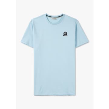 Shop Sandbanks Mens Badge Logo T-shirt In Blue