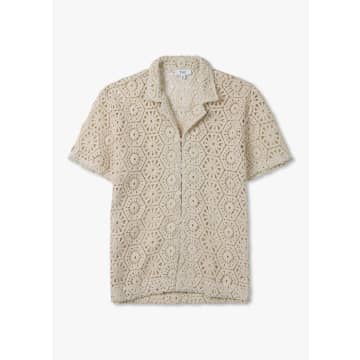 Shop Che Mens Gentleman Crot Shirt In Ivory