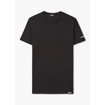 Shop Dsquared2 Mens Logo T-shirt In Black