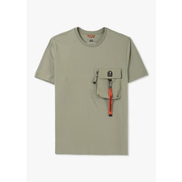 Shop Parajumpers Mens Mojave T-shirt In Sage