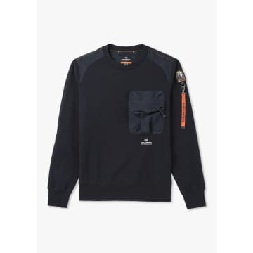 Shop Parajumpers Mens Sabre Sweatshirt In Black
