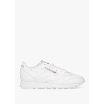 Shop Reebok Womens Classic Leather Trainers In White