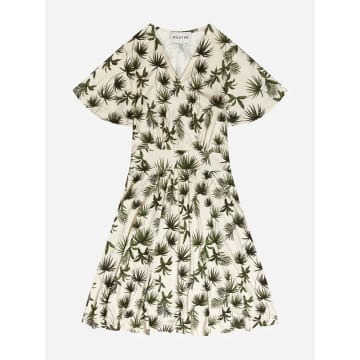 Shop Munthe Kilisu Dress Olive In Green