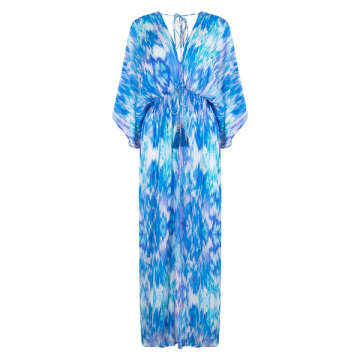 Shop Sophia Alexia Capri Kimono Dress Sea Dream