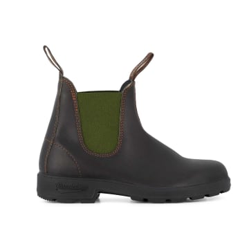 Shop Blundstone Brown And Olive Womens 519 Leather Boots