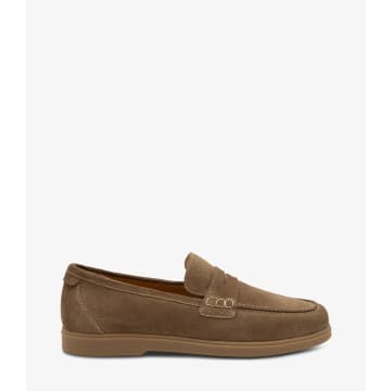 Shop Loake Flint Lucca Suede Loafers
