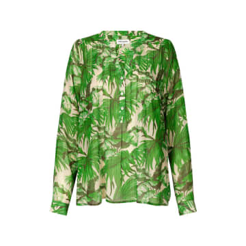 Shop Lolly's Laundry Helenall Blouse In Green