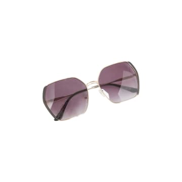 Shop Ichi Marrina Sunglasses-black With Gold-20121419