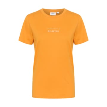 Shop Saint Tropez Ebba T-shirt In Apricot In Orange