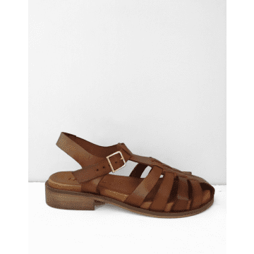Shop Pavement Lilli Cage Sandals In Tan In Neutrals