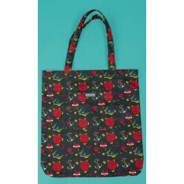 Shop Run And Fly Tote Bag Vintage Tattoo