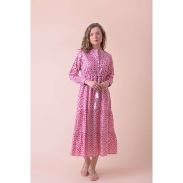 Shop Handprint Dream Apparel Corfu Dress/habibi Pink