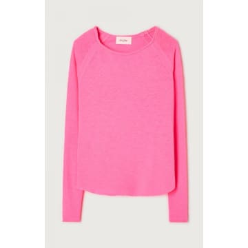Shop American Vintage Acid Pink Sonoma Long Sleeved Womens T Shirt