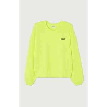 American Vintage Fluorescent Yellow Izubird Sweatshirt
