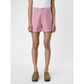 Object Sola Twill Shorts In Pink
