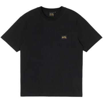 Stan Ray Patch Pocket T-shirt In Black