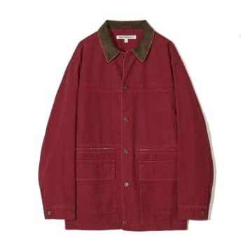 Shop Partimento Western Chore Jacket In Red