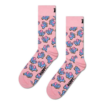 Shop Happy Socks Light Pink Inflatable Elephant Socks