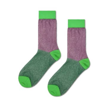 Shop Happy Socks Light Purple Pastel Socks
