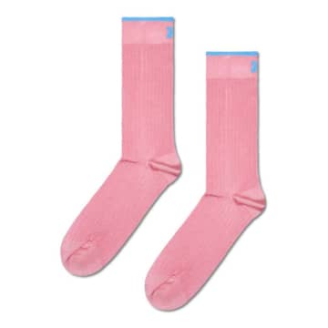 Shop Happy Socks Light Pink Slinky Socks