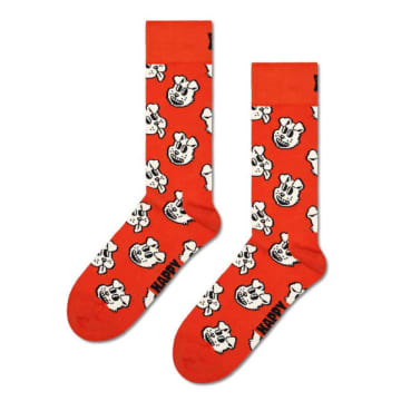 Shop Happy Socks Orange Doggo Socks