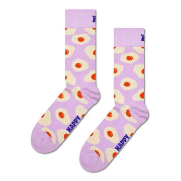 Happy Socks Light Purple Sunny Side Up Socks