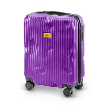 Shop Crashbaggage Trolley Crash Baggage Stripe Cabin Cb151 058 Grape Violet In Purple