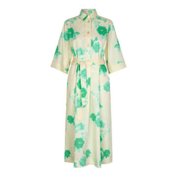 Second Female Kamna Maxi Dress | Spring Bud In Green
