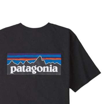 Shop Patagonia P-6 Logo Responsibili-tee® Black