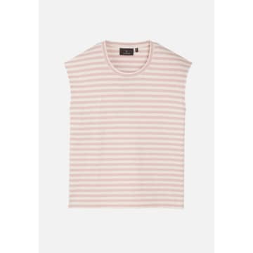 Shop Recolution Zinnia Stripes Blush Rose T-shirt