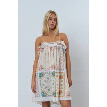 Shop Stella Nova Cotton Tissue Printed Mini Dress