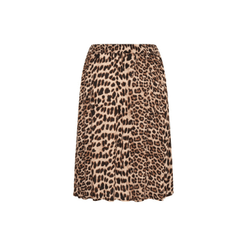Shop Kaffe Amber Short Skirt In Classic Leopard From In Animal Print