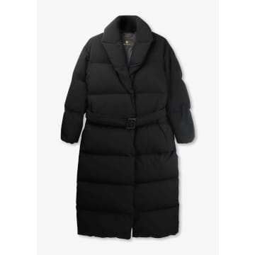Shop Belstaff Womens Wren Long Down Coat In Black