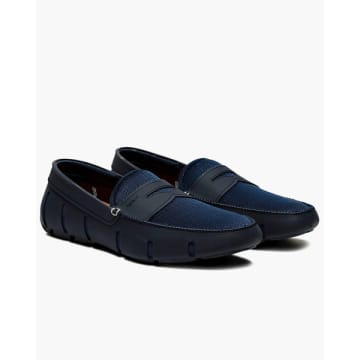 Shop Swims - Penny Loafer In Navy 21201-002a In Blue