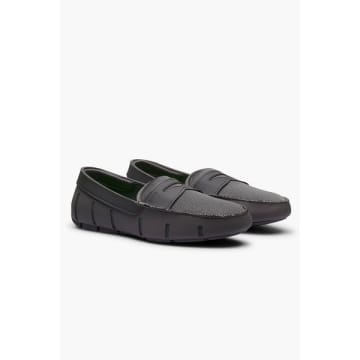 Shop Swims - Penny Loafer In Charcoal 21201-011