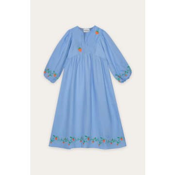 Shop Helmstedt Sigrid Dress In Blue