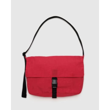 Baggu Nylon Messenger Bag In Red