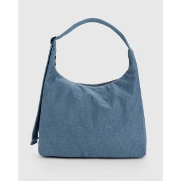Shop Baggu Nylon Shoulder Bag In Blue
