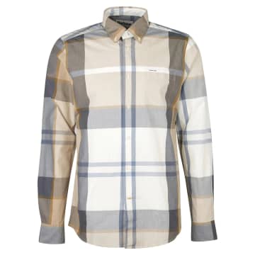 Barbour Amble Sand Harris Tailored Shirt In Neutral