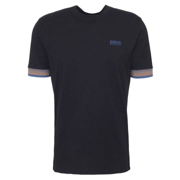 Shop Barbour Black And Blue Rothko T Shirt