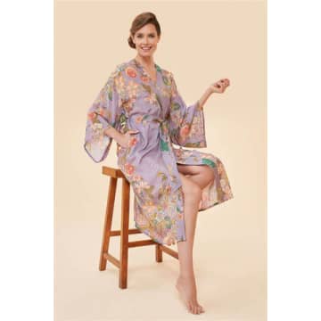 Shop Powder Prancing Tiger Kimono Gown
