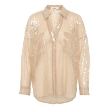 Shop Soaked In Luxury Charlee Shirt In Spray Green