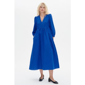 Baum Und Pferdgarten Aimee Bluing Dress In Blue