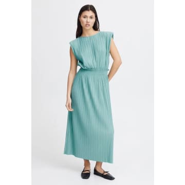 Shop Ichi Yamilet Nile Blue Dress