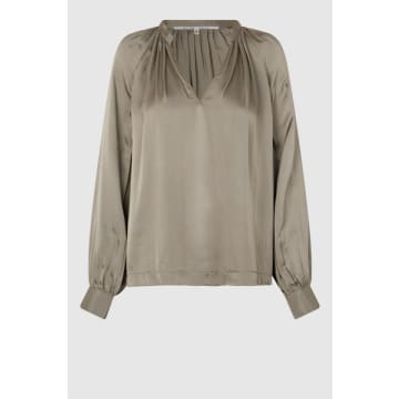 Shop Second Female Noma Tunic Blouse In Roasted Cashew
