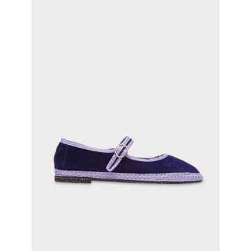 Flabelus Mary Jane Shoe In Blue