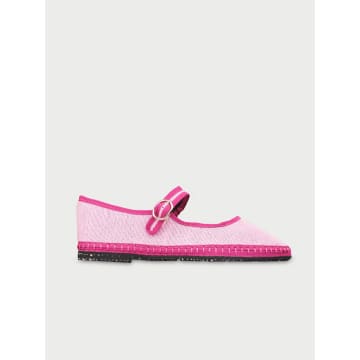 Flabelus Mary Jane Shoe In Pink