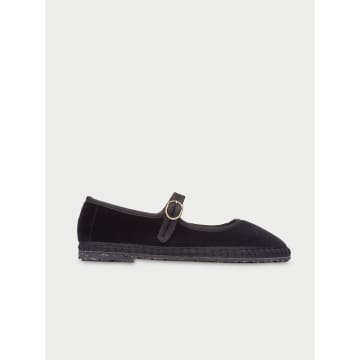 Flabelus Velvet Mary Jane Flat In Antonia, Women's At Urban Outfitters